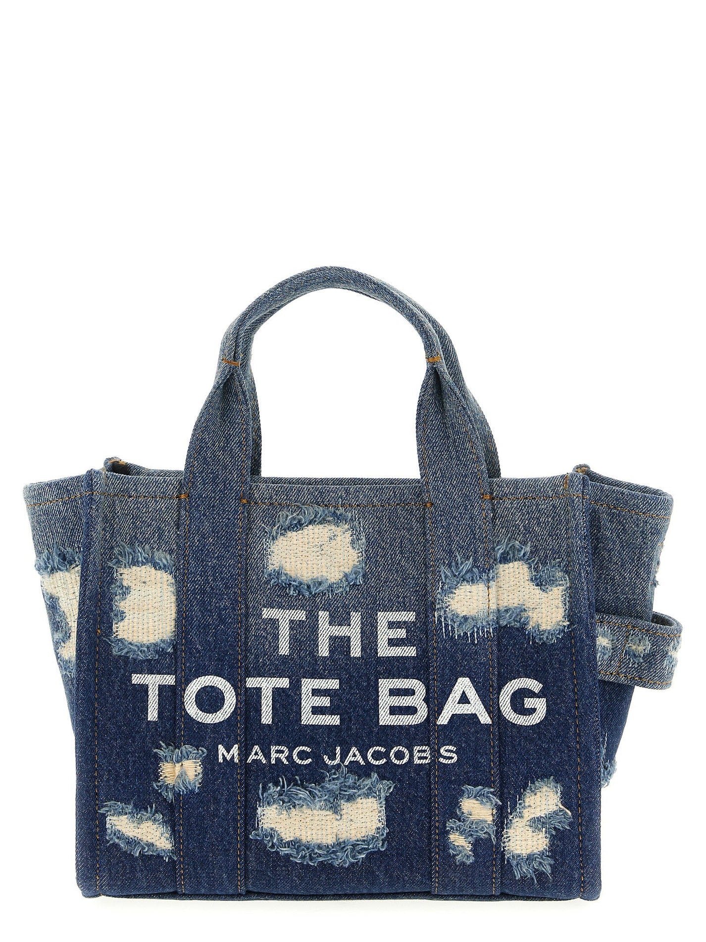 MARC JACOBS - MARC JACOBS - ’The Rip And Repair Denim Small Tote’ shopping bag - Women’s Bags