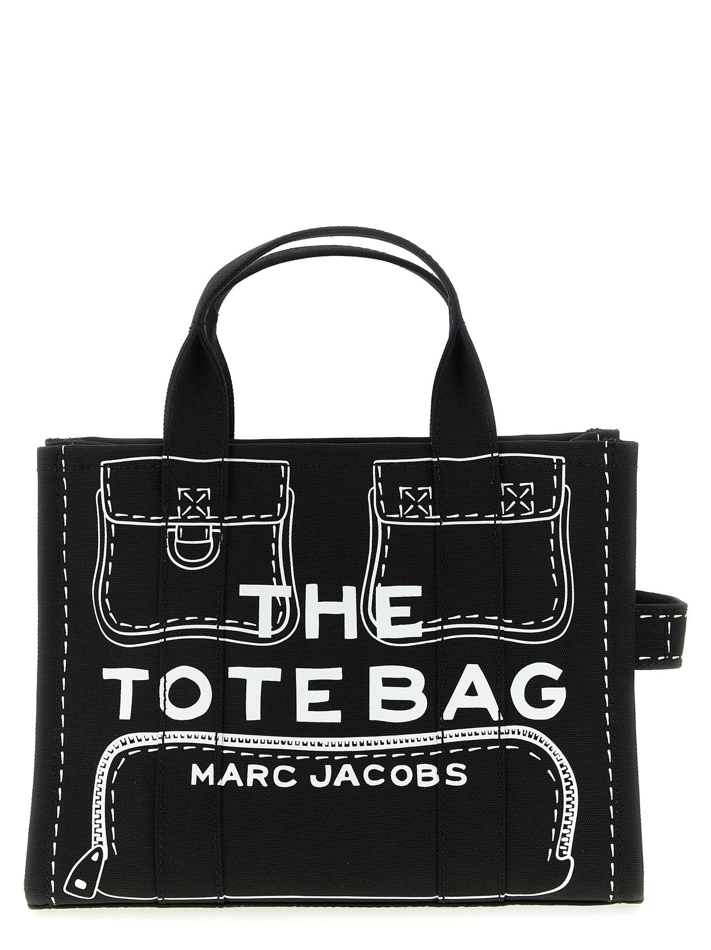 MARC JACOBS - MARC JACOBS - ’The TrompeL’Oeil Cargo CanvasMedium’ handbag - Women’s Bags