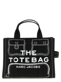 MARC JACOBS - MARC JACOBS - ’The TrompeL’Oeil Cargo CanvasMedium’ handbag - Women’s Bags