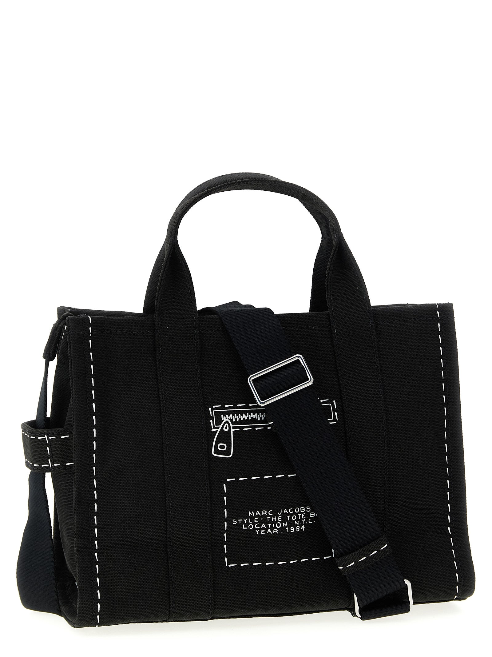 MARC JACOBS - MARC JACOBS - ’The TrompeL’Oeil Cargo CanvasMedium’ handbag - Women’s Bags