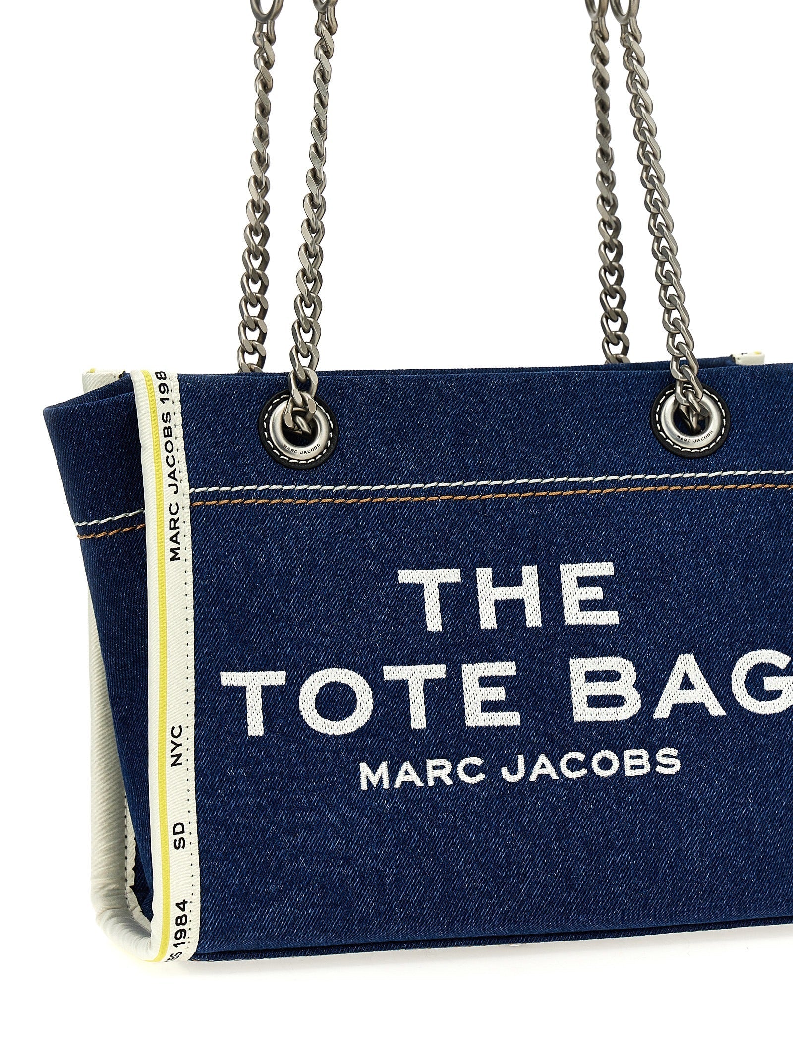 MARC JACOBS - MARC JACOBS - ’The Denim Chain Small Tote’ shoulder bag - Women’s Bags
