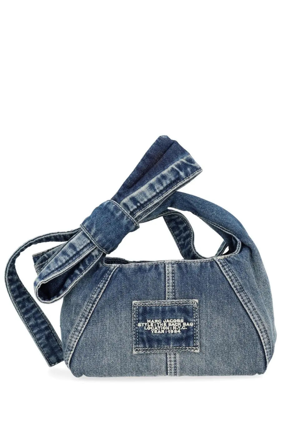 Marc Jacobs Women's Denim the Mini Sack Bag Blue, view 3