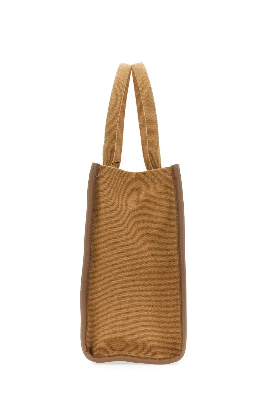 Marc Jacobs women’s borsa the tote large beige tan woven canvas tote bag with matching handles for everyday use