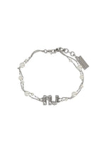 Marc Jacobs Women's Pearl MJ Baloon Bracelet Silver
