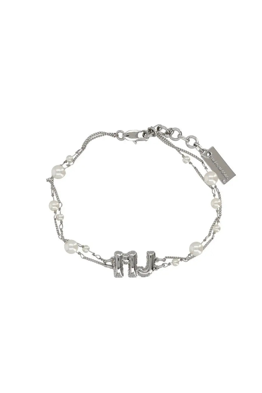 Marc Jacobs Women's Pearl MJ Baloon Bracelet Silver
