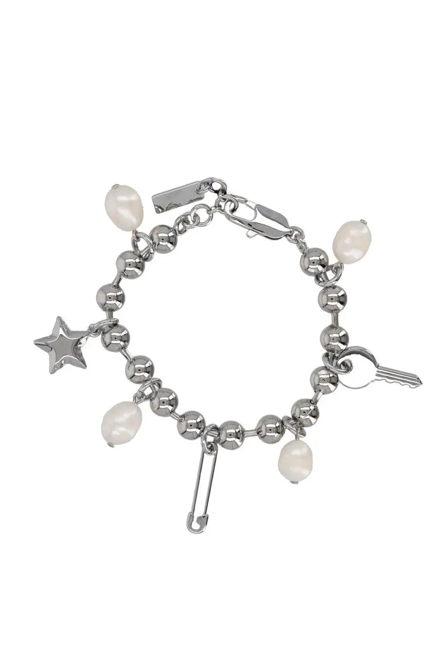 Marc Jacobs Women's Punk Beauty Bracelet Silver, view 2