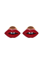 Marc Jacobs Women's Lips Earrings Gold