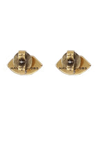 Marc Jacobs Women's Lips Earrings Gold, view 3