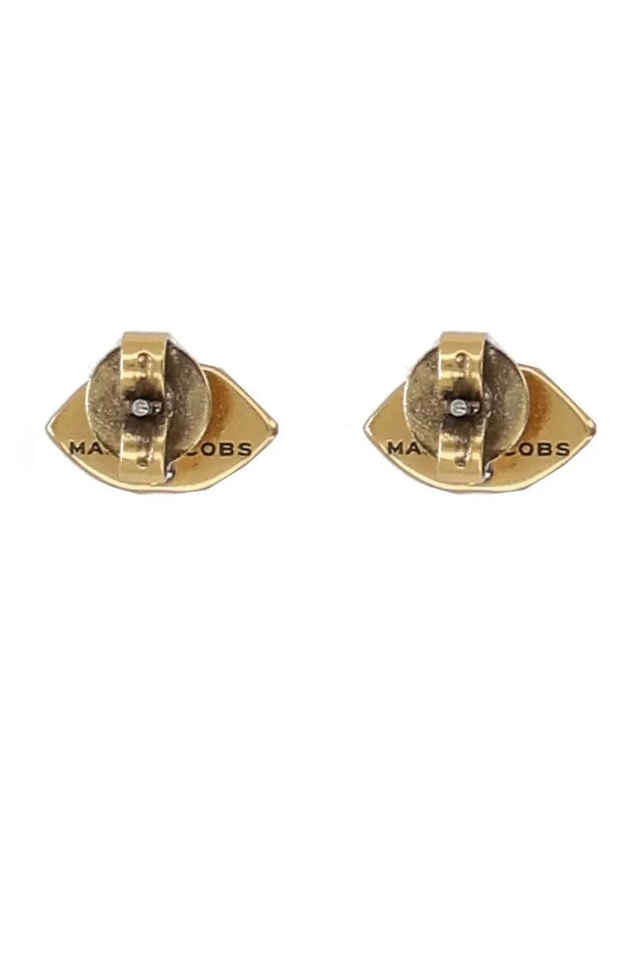 Marc Jacobs Women's Lips Earrings Gold, view 3