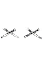 Marc Jacobs Women's the Lingerie Bow Earrings Silver