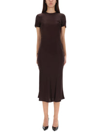Staud Women's Marcel Midi Dress Brown