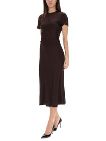 Staud Women's Marcel Midi Dress Brown