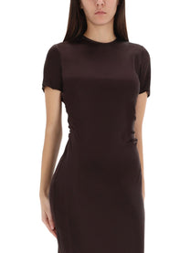 Staud Women's Marcel Midi Dress Brown, view 4