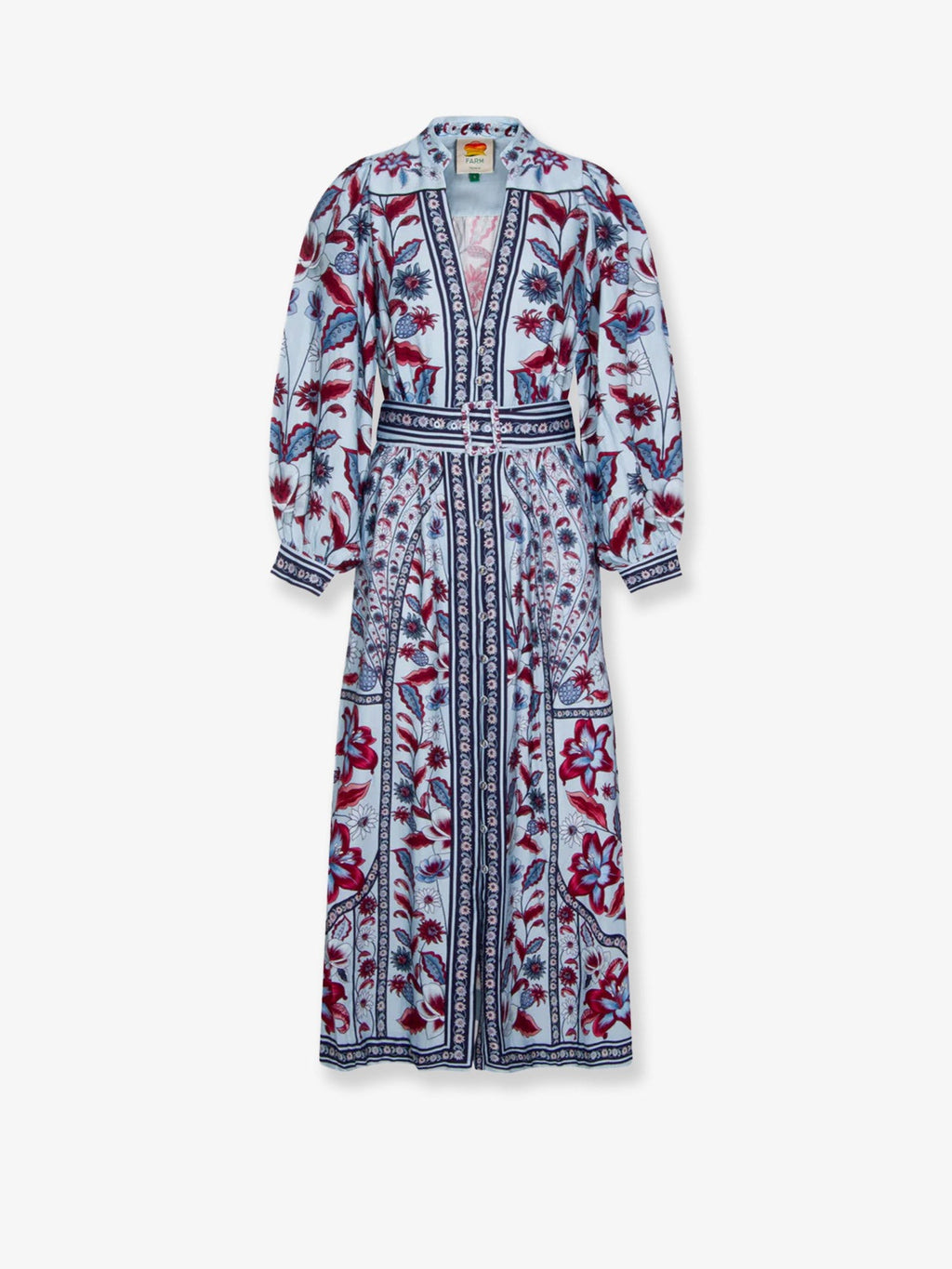 FARM Rio Women's Marcelle Maxi Dress Blue