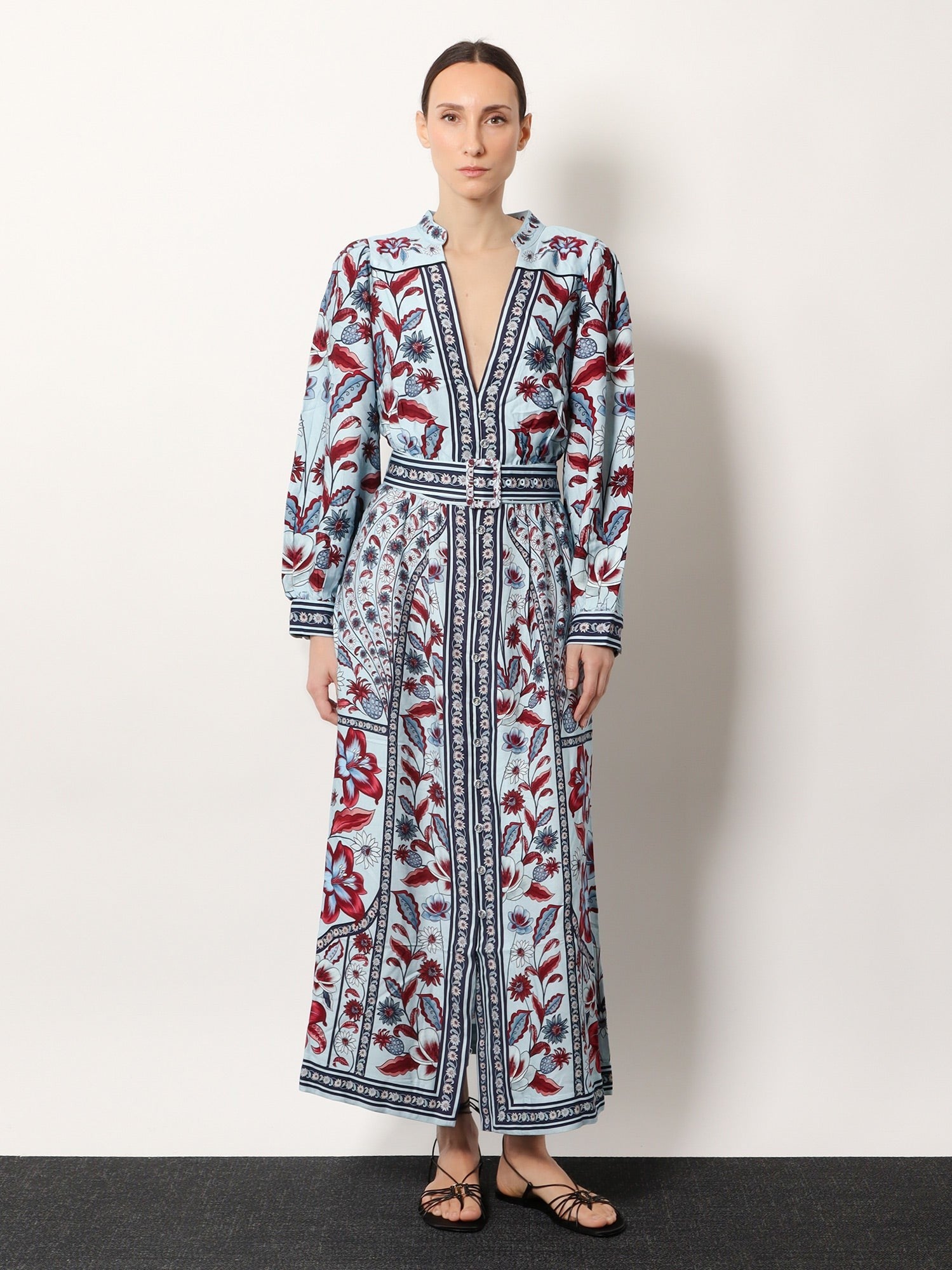 FARM Rio Women's Marcelle Maxi Dress Blue