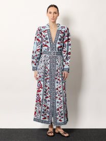 FARM Rio Women's Marcelle Maxi Dress Blue