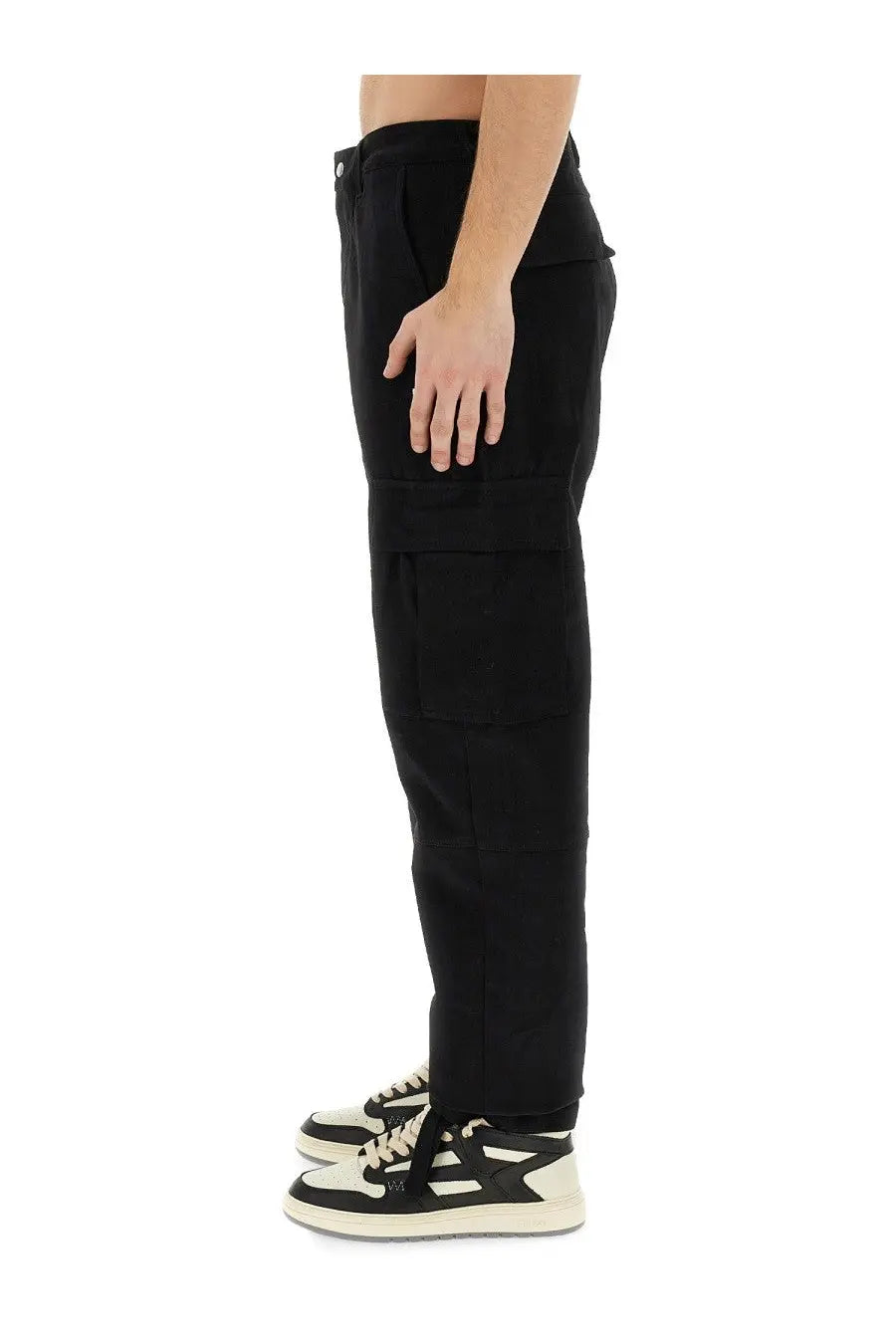 Marcelo Burlon County Of Milan Men's Cargo Pants Black, view 4