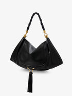 Chloé Women's Marcie Foulard Leather Shoulder Bag Black, view 3