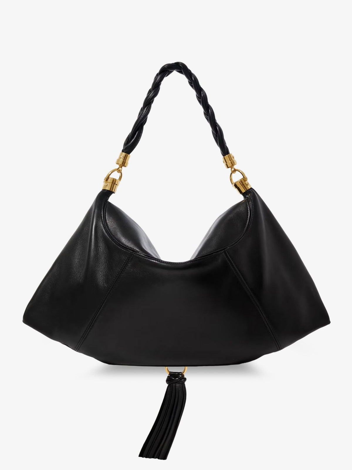 Chloé Women's Marcie Foulard Leather Shoulder Bag Black, view 2