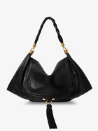 Chloé Women's Marcie Foulard Leather Shoulder Bag Black