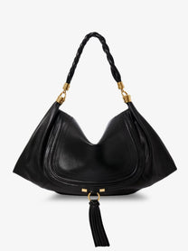 Chloé Women's Marcie Foulard Leather Shoulder Bag Black