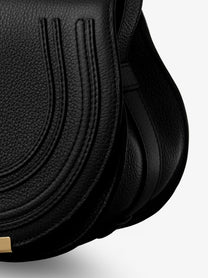 Chloé Women's Marcie Leather Shoulder Bag Black, view 4