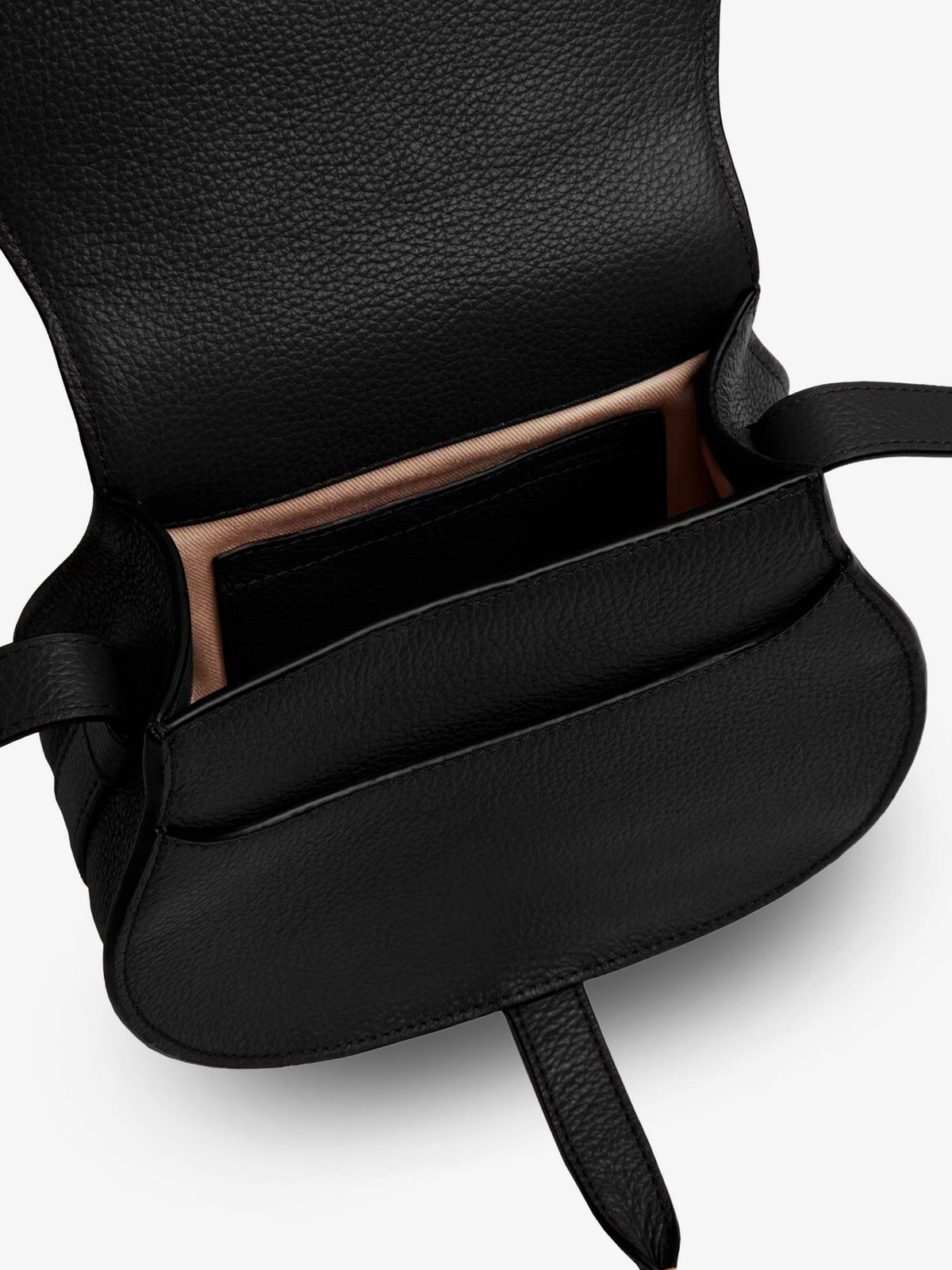 Chloé Women's Marcie Leather Shoulder Bag Black, view 3