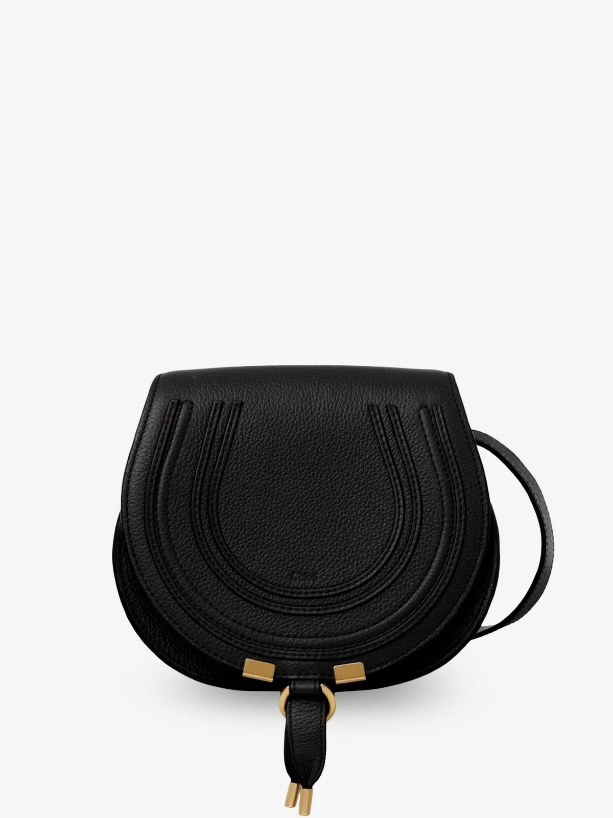 Chloé Women's Marcie Leather Shoulder Bag Black