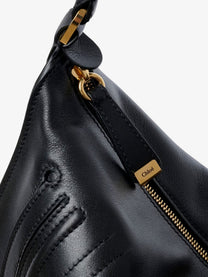 Chloé Women's Marcie Medium Leather Shoulder Bag Black