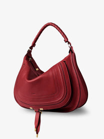 Chloé Women's Marcie Medium Leather Shoulder Bag Red