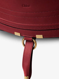 Chloé Women's Marcie Medium Leather Shoulder Bag Red