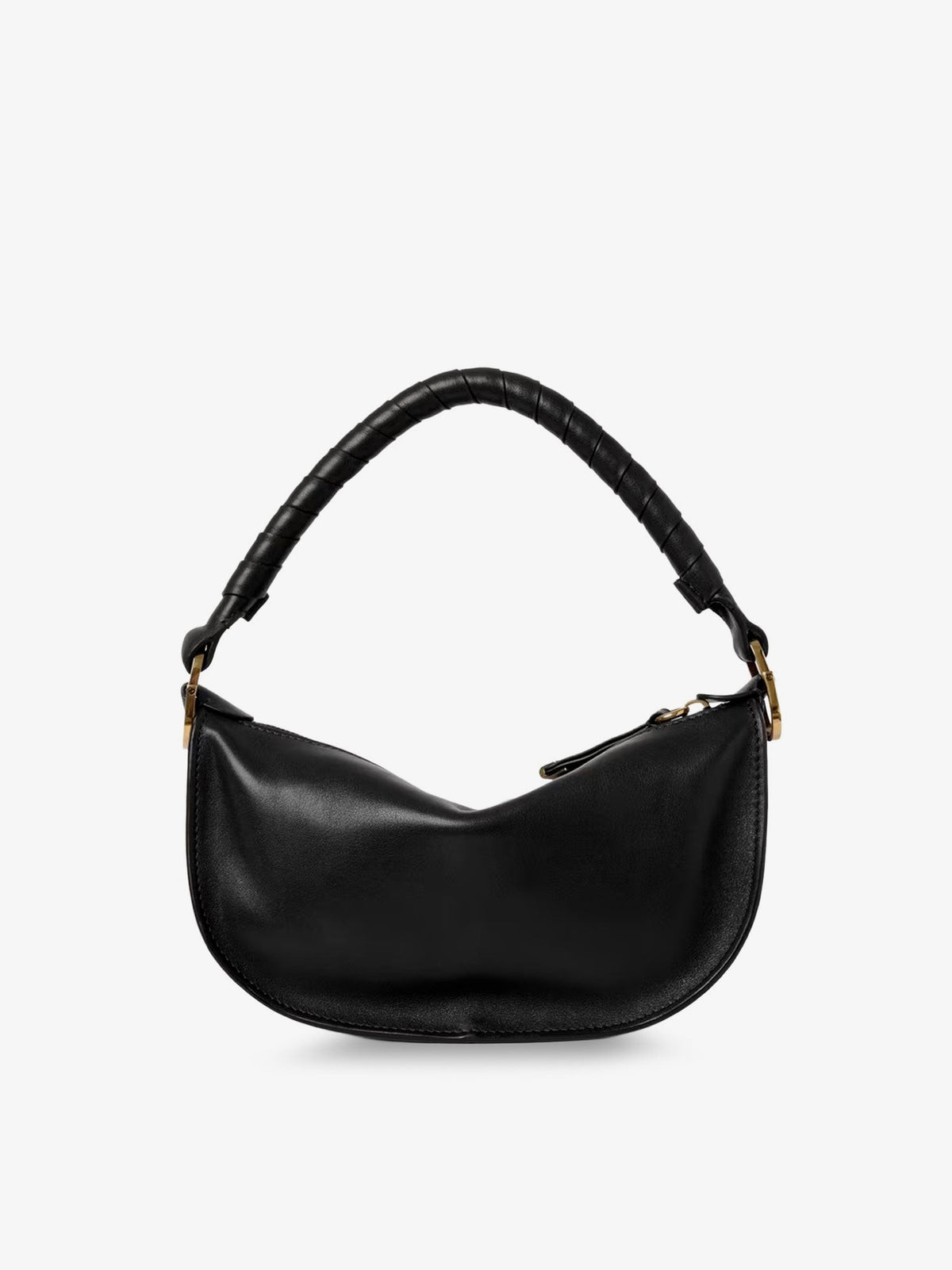 Chloé Women's Marcie Mini Leather Crossbody Bag Black, view 2