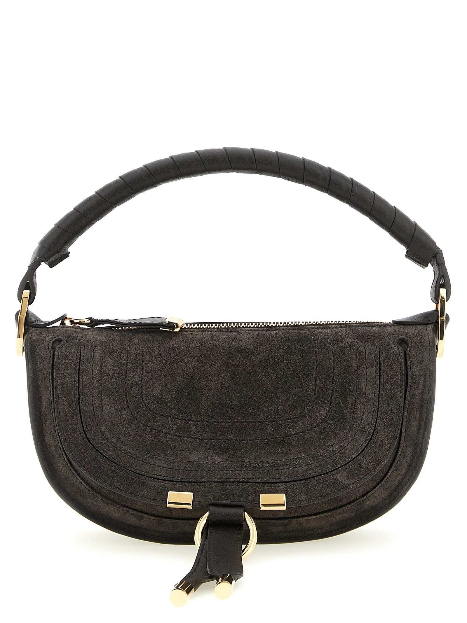 Chloé Marcie Mini Shoulder Bag Brown
