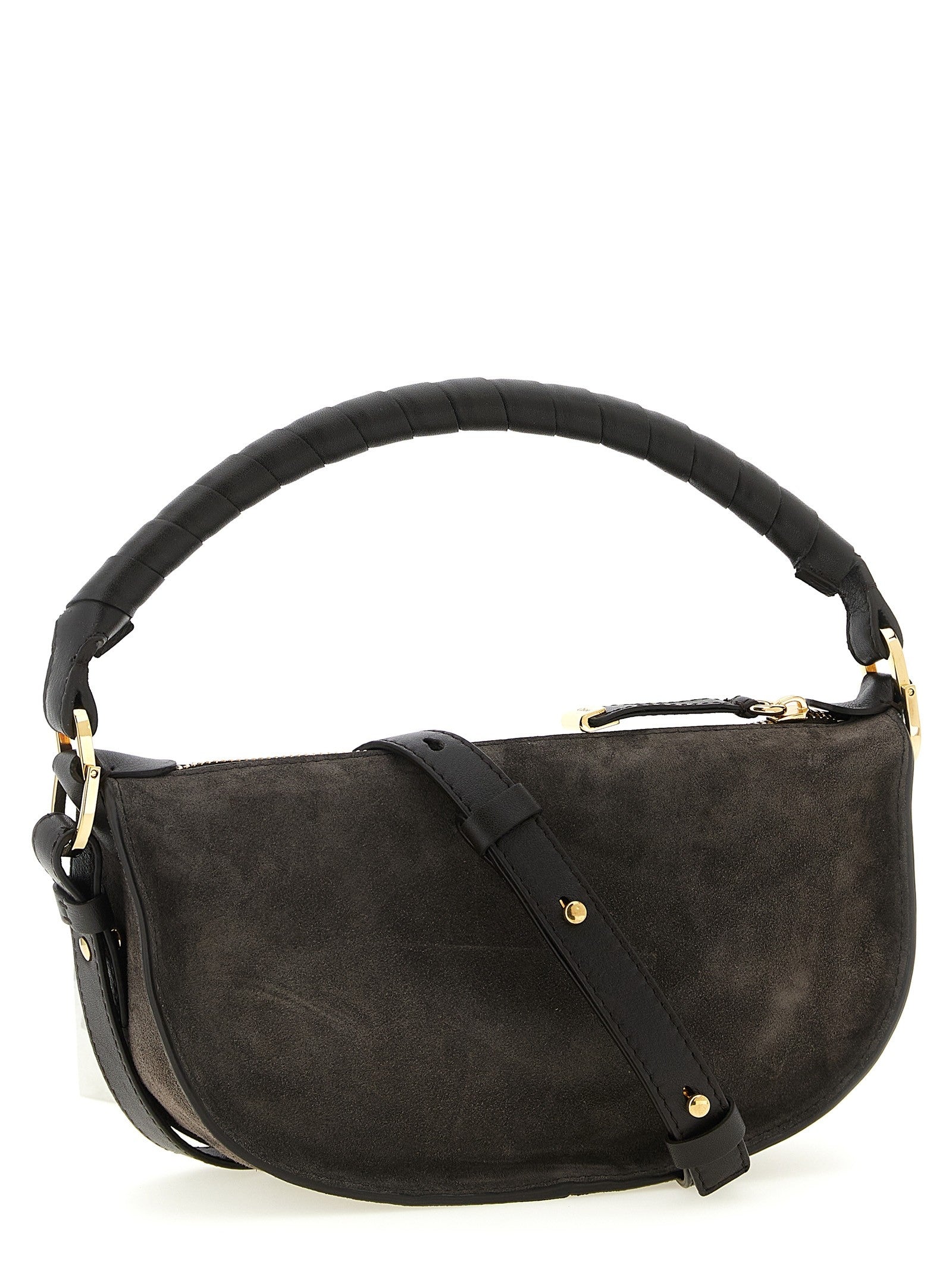 Chloé Marcie Mini Shoulder Bag Brown