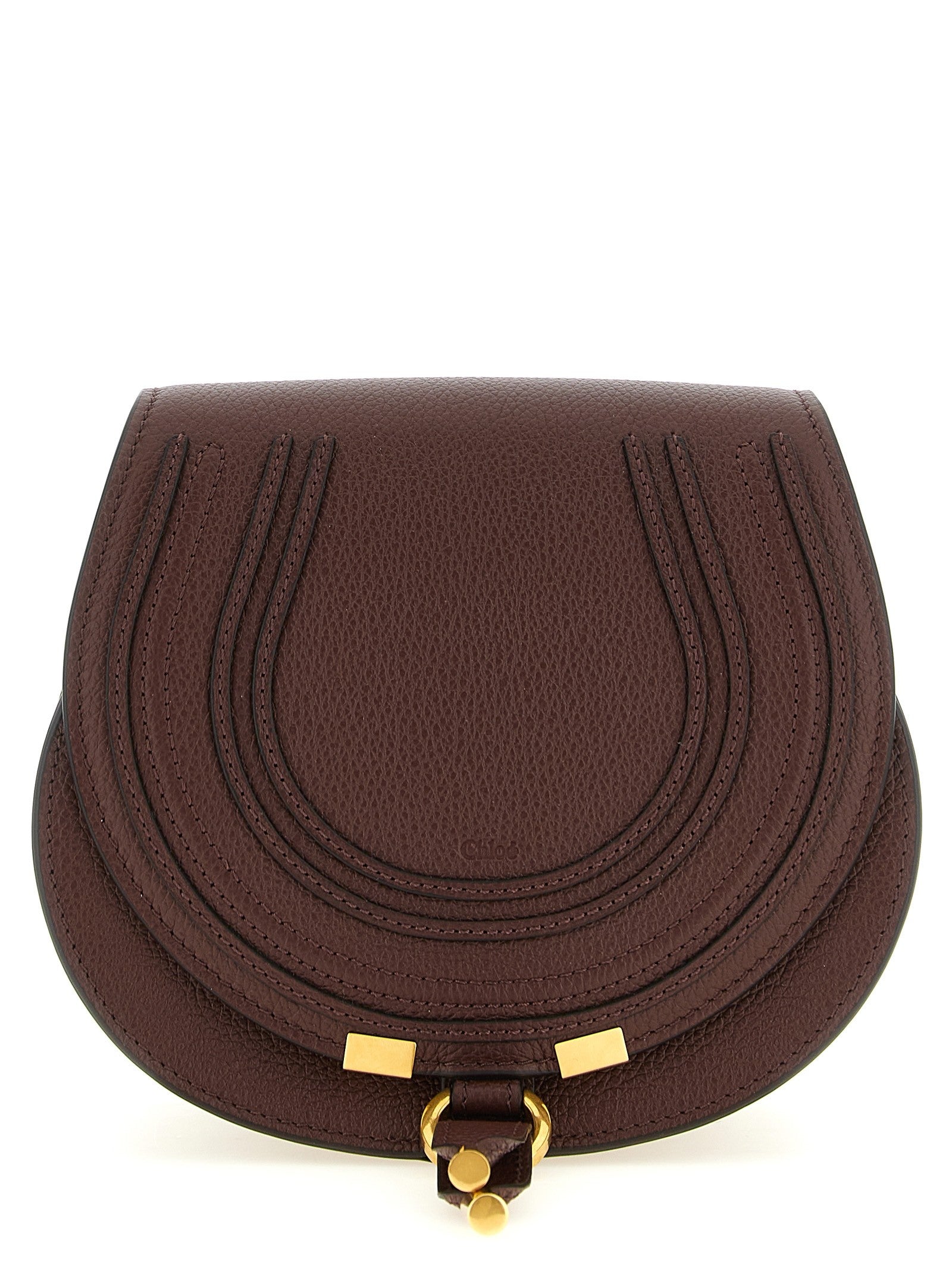 Chloé Marcie Small Crossbody Bag Brown