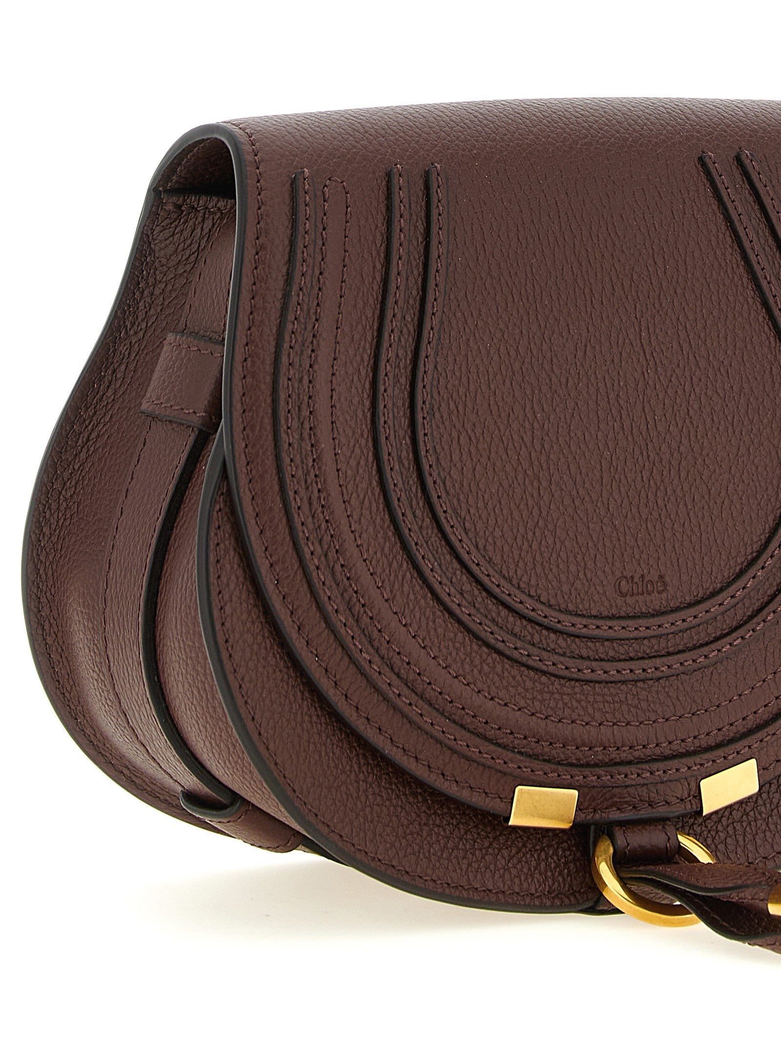 Chloé Marcie Small Crossbody Bag Brown