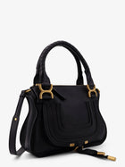 Chloé Women's Marcie Small Leather Crossbody Bag Black, view 3