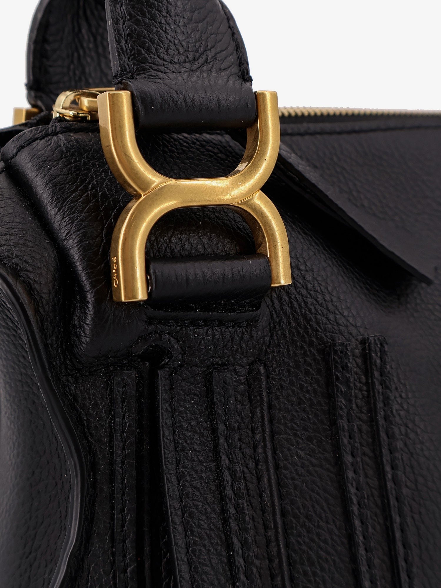Chloé Women's Marcie Small Leather Crossbody Bag Black
