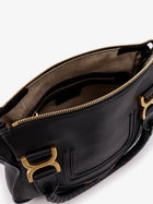 Chloé Women's Marcie Small Leather Crossbody Bag Black, view 4