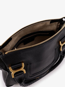 Chloé Women's Marcie Small Leather Crossbody Bag Black