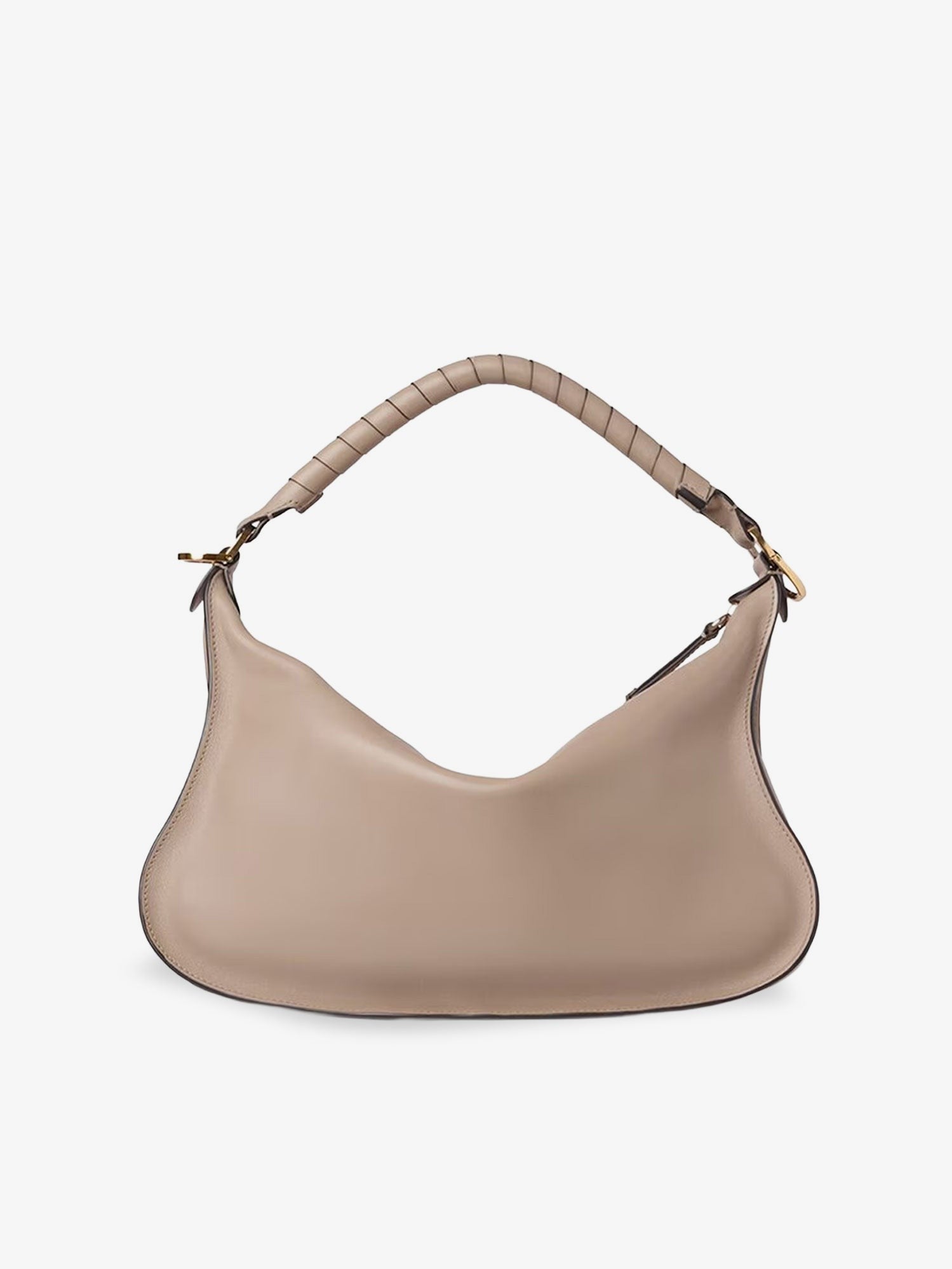 Chloé Women's Marcie Small Leather Shoulder Bag Grey