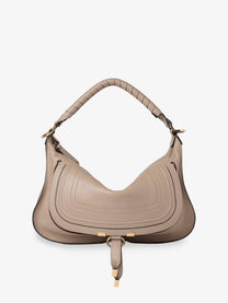 Chloé Women's Marcie Small Leather Shoulder Bag Grey