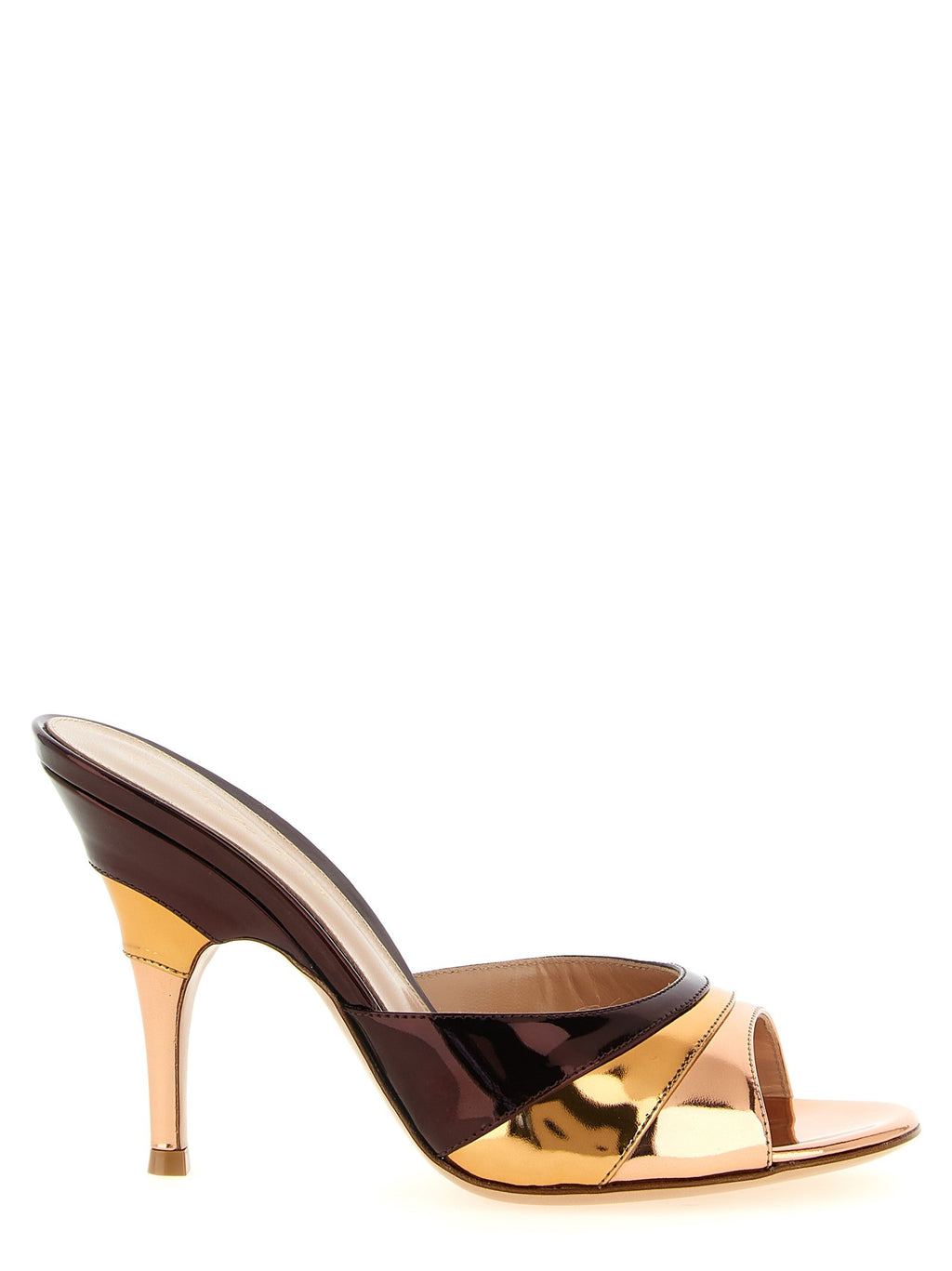 Gianvito Rossi Marea Mules Gold