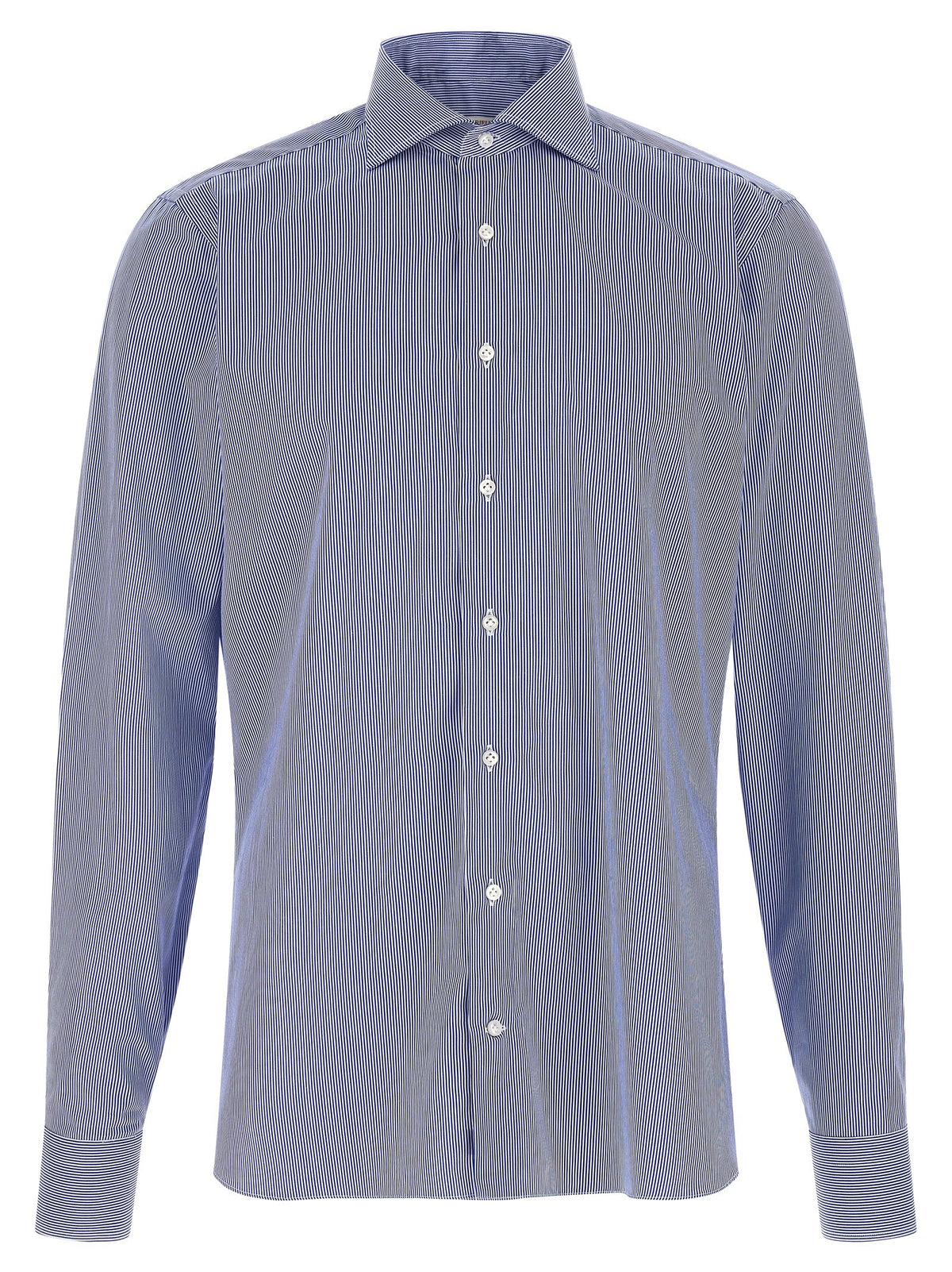 Borriello Marechiaro Collar Shirt Blue