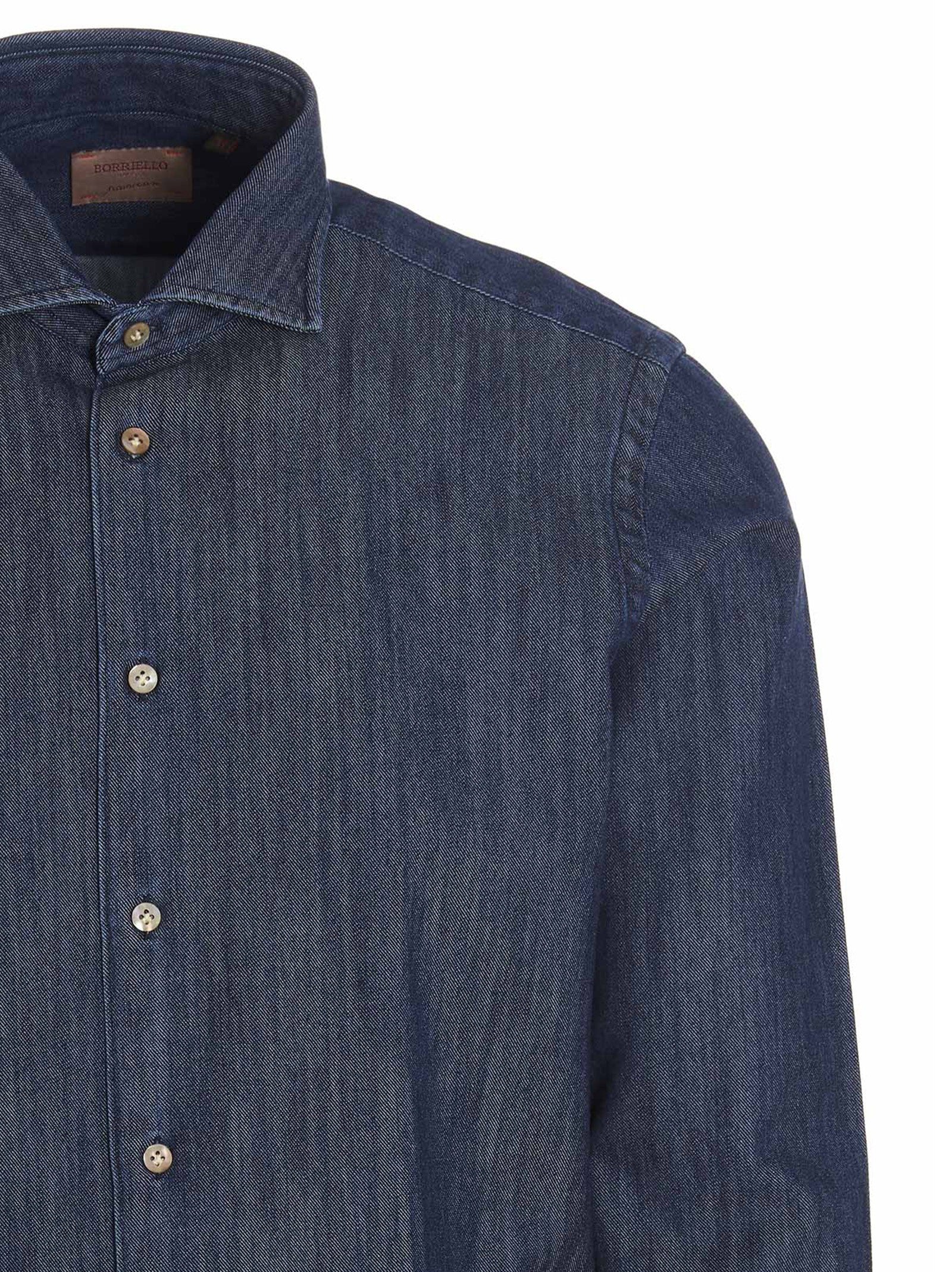 Borriello Marechiaro Shirt Blue