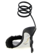 Rene Caovilla Margot Sandals Black, view 3