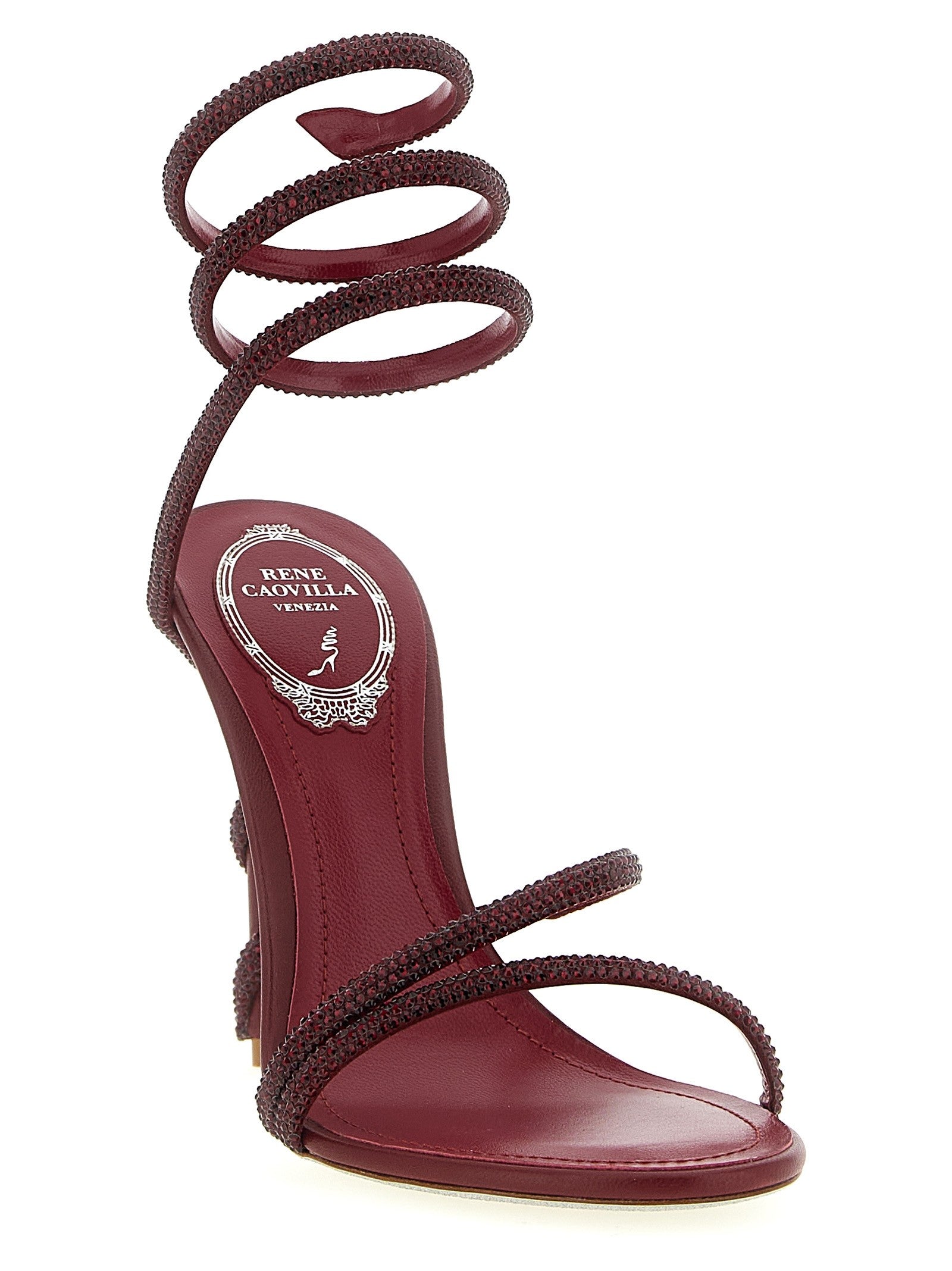 Rene Caovilla Margot Sandals Red