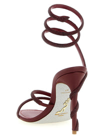 Rene Caovilla Margot Sandals Red