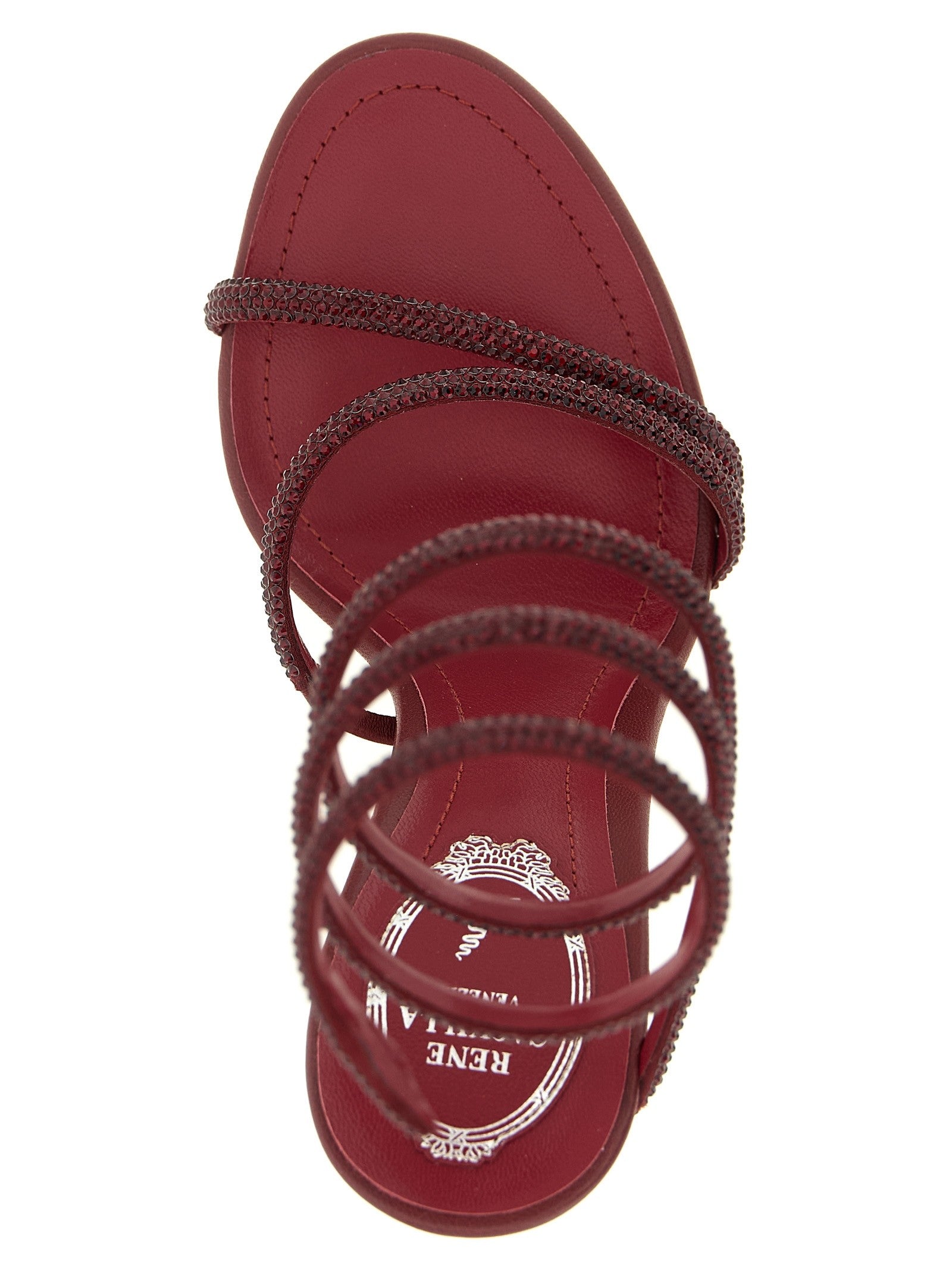 Rene Caovilla Margot Sandals Red