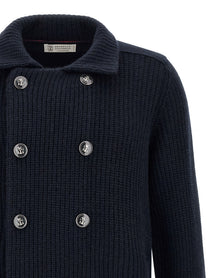 Brunello Cucinelli Marina Cardigan Blue